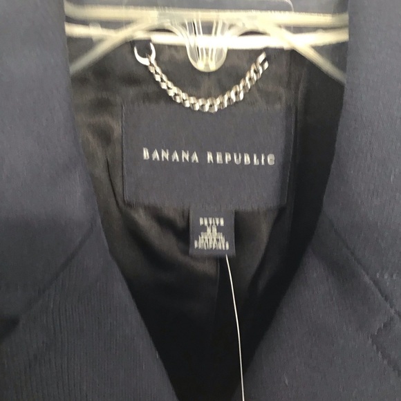 Banana Republic NWT Double Breasted Blazer/Jacket Navy Career Casual Size XS P - Picture 6 of 12